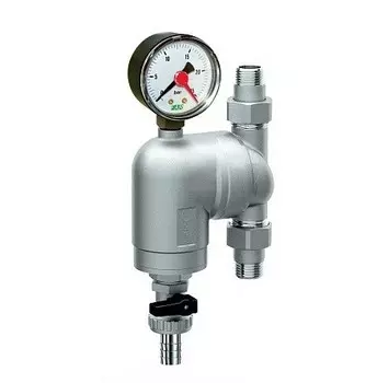 Фильтр с манометром FAR FA 39A4 12100 100 мкм 1/2" НР-НР