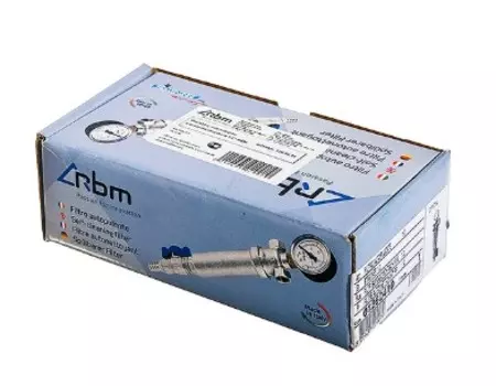 Фильтр RBM с манометром 1/2" ВР 100 мкм