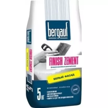 Шпаклевка финишная Bergauf Финиш Цемент на цеметной основе 5кг