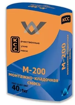 Финстрой М-200, 40 кг, Смесь монтажно-кладочная