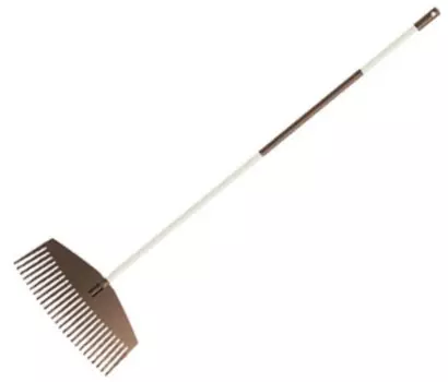 Fiskars 135563, облегченные большие грабли с черенком