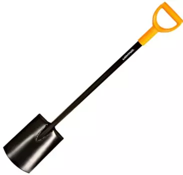 Fiskars Solid 131402, Лопата совковая с закругленным лезвием