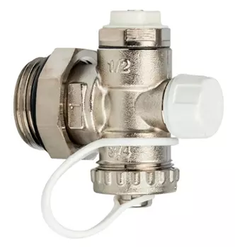 Фитинг Stout регулируемый концевой с дренажным вентилем и ручным воздухоотводчиком 1"