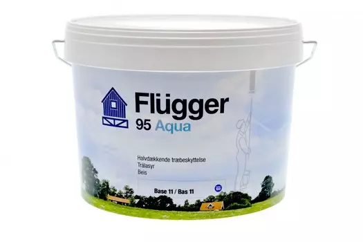 Flugger 95 Aqua, 3 л, Грунт-пропитка по дереву масляная