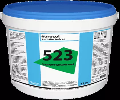 Forbo 523 Eurostar Tack EL, 12 кг, Клей токопроводящий для ПВХ-покрытий