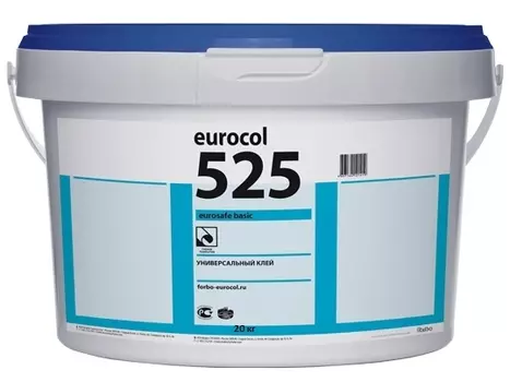 Forbo 525 Eurosafe Basic, 20 кг, Клей для ковровых и ПВХ покрытий