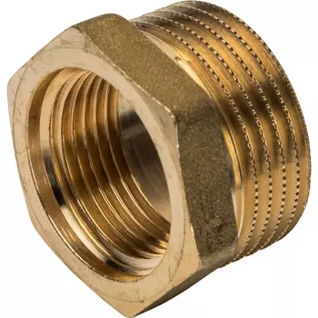 Футорка латунная Stout 1х3/4" резьба наружная-внутренняя