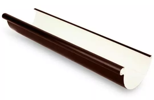 Galeco RAL 8019 152/100 мм, 4 м, Желоб водосточный ПВХ