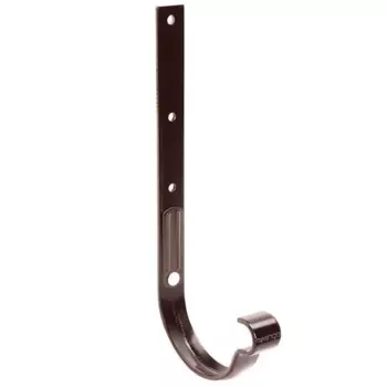 Galeco RAL 8019 152/100 мм, Кронштейн желоба металлический длинный