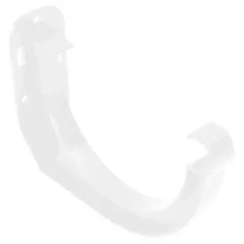 Galeco RAL 9010 124/80 мм, Кронштейн желоба ПВХ короткий