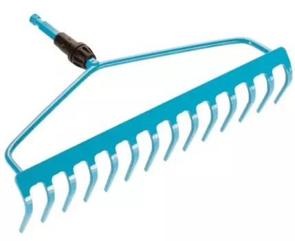 Gardena 3168, изогнутые грабли без черенка
