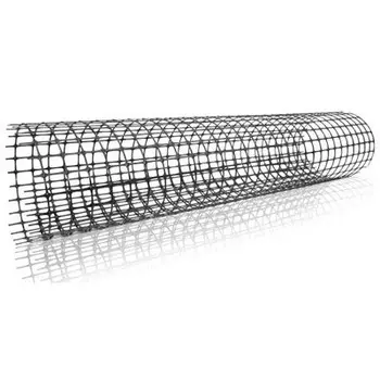 Геосетка дорожная Протэкт ОСС-Д 18/18, размер ячейки 33х33 мм (рулон 1.33х25 м)