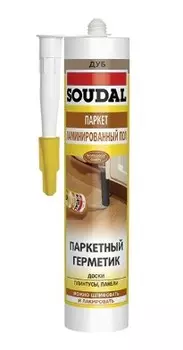 Герметик акриловый для дерева и паркета Soudal дуб 280 мл