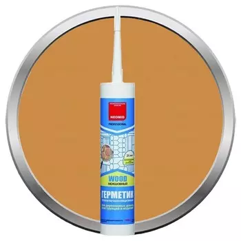 Герметик акриловый Neomid Wood Proffesional межшовный медовый 310 мл