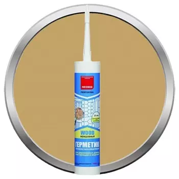 Герметик акриловый Neomid Wood Proffesional межшовный сосна 310 мл