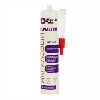 Герметик акриловый общестроительный MasterTeks ProfiMaster белый