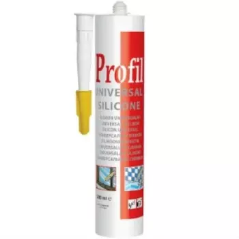 Герметик силиконовый Soudal Profil универсальный белый 270 мл