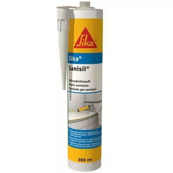 Герметик силиконовый Sika Sanisil санитарный белый 300 мл