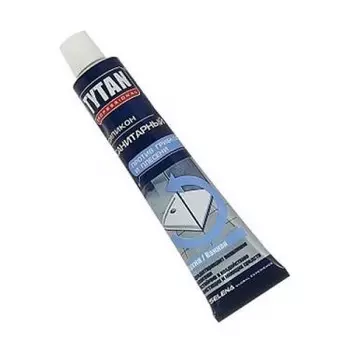 Герметик силиконовый Tytan санитарный белый 80 мл