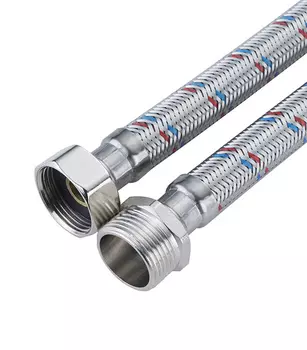 Гибкая подводка для воды 60 см 1" в/н