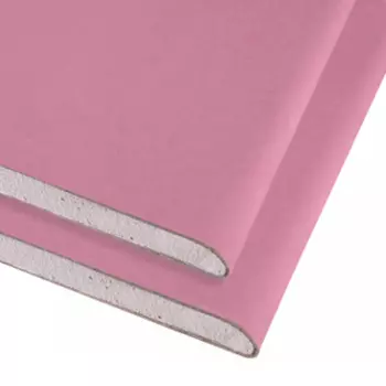 Гипсокартон огне-влагостойкий ГКЛВО Кнауф ГСП-DFH2 2500х1200х12.5 мм