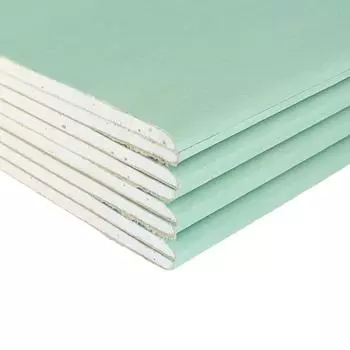 Гипсокартон влагостойкий ГКЛВ Самара 2500х1200х9.5 мм