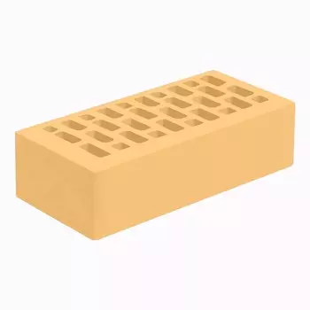 Голицынский 250х120х65 мм, Кирпич облицовочный одинарный гладкий (янтарь)