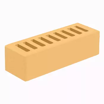 Голицынский 250х85х65 мм, Кирпич облицовочный евро гладкий (янтарный)