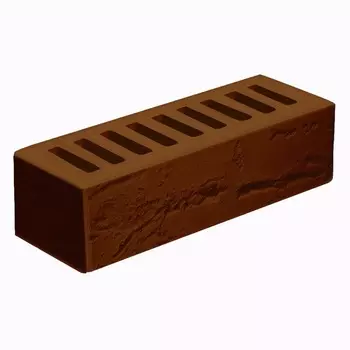 Голицынский 250х85х65 мм, Кирпич облицовочный евро руст (коричневый)