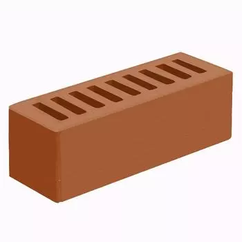 Голицынский 250х85х88 мм, Кирпич облицовочный евро полуторный гладкий (терракотовый)