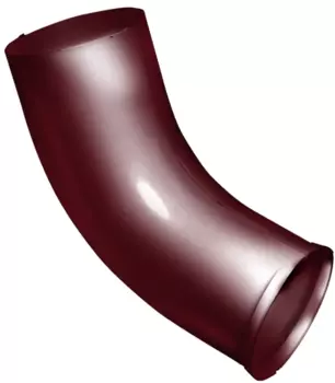 Grand Line RAL 3005, 125/90 мм, Отвод водосточной трубы красный