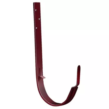 Grand Line RAL 3005 125/90 мм, Кронштейн желоба металлический длинный