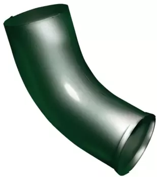 Grand Line RAL 6005, 125/90 мм, Отвод водосточной трубы зеленый