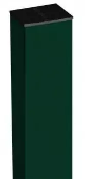 Grand Line Ral 6005 2500х62х55 мм, Столб для забора с заглушкой (зеленый)