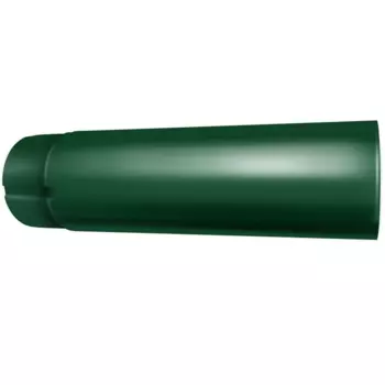 Grand Line RAL 6005 (зеленая) 125/90 мм, 3 м, Труба водосточная оцинкованная