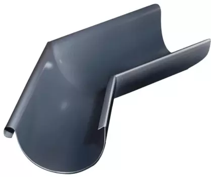 Grand Line RAL 7024, 125/90 мм, Угол желоба внешний 135°