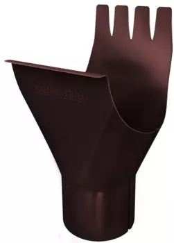 Grand Line RAL 8017, 150/100 мм, Воронка желоба коричневая