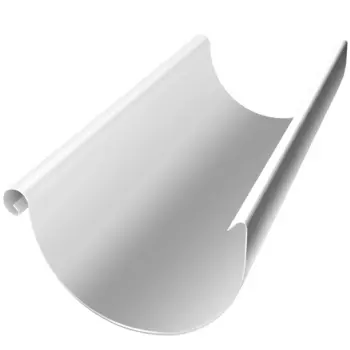 Grand Line RAL 9003 150/100 мм, 3 м, Желоб водосточный оцинкованный