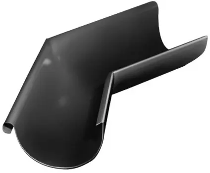 Grand Line RAL 9005, 125/90 мм, Угол желоба внешний 135°