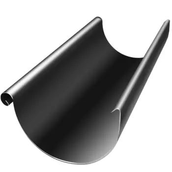 Grand Line RAL 9005 125/90 мм, 3 м, Желоб водосточный оцинкованный