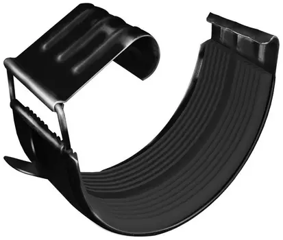 Grand Line RAL 9005 125/90 мм, соединитель желоба с резиновым уплотнителем черный