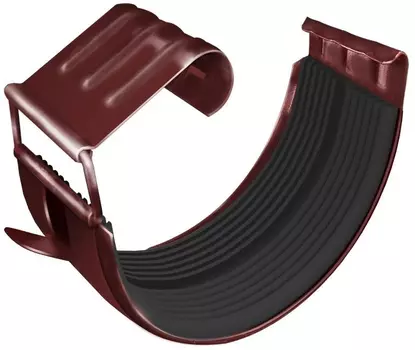 Grand Line RR 29 125/90 мм, соединитель желоба с резиновым уплотнителем красный