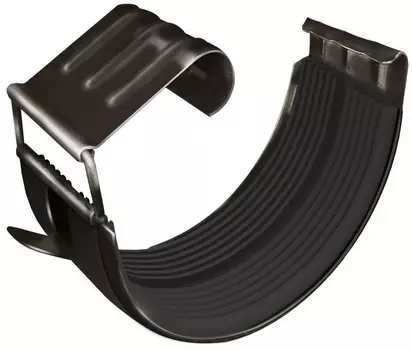 Grand Line RR 32 150/100 мм, соединитель желоба с резиновым уплотнителем темно-коричневый