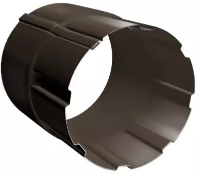 Grand Line RR 32, 150/100 мм, Соединитель водосточной трубы темно-коричневый