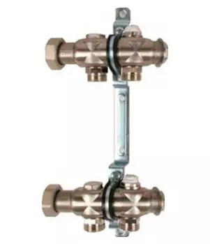 Гребенка для отопителных приборов Oventrop Multidis SH на 2 контура