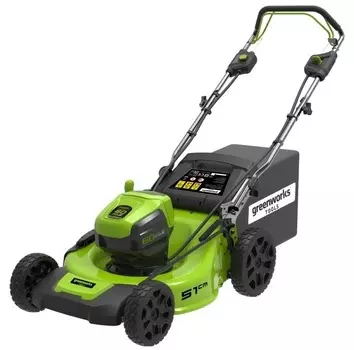 Greenworks 60V GD60LM51SP, Газонокосилка аккумуляторная