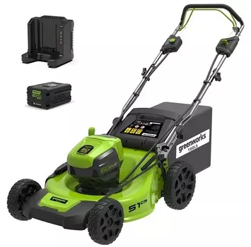 Greenworks 60V GD60LM51SPK4, Газонокосилка аккумуляторная