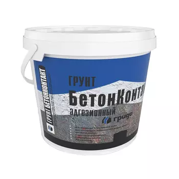 Грида Бетоноконтакт 15 кг, Грунтовка для бетона акриловая Морозостойкая