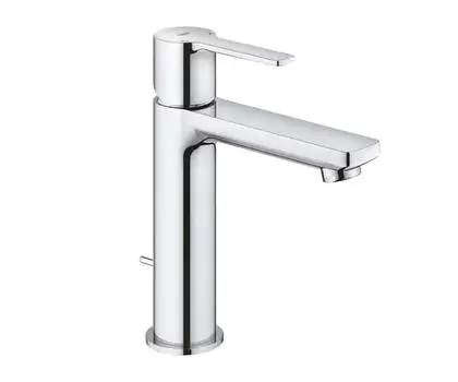 Grohe 32 114 001 Lineare Смеситель для раковины 120 мм, со сливным гарнитуром