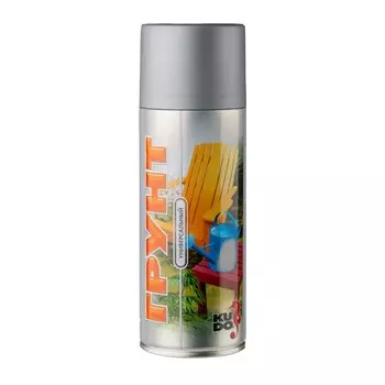 Грунт-аэрозоль алкидный Kudo KU-2001 серый